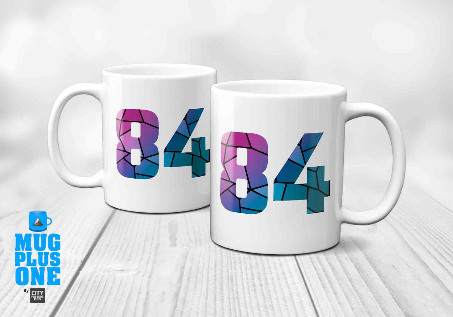 84 Number Mug (White)
