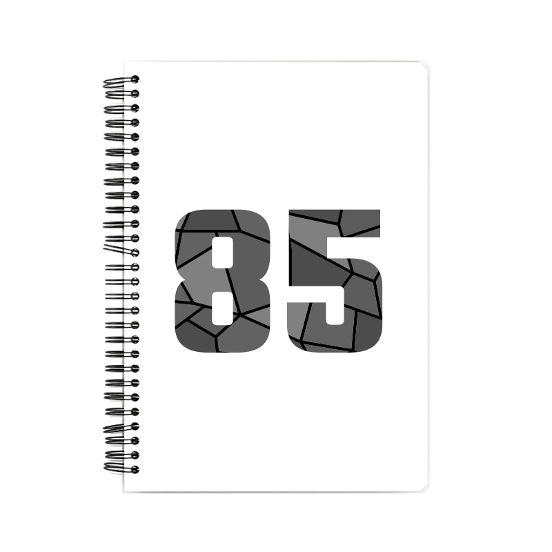 Notebook Plus One 85 Number Spiral Notebook (White)