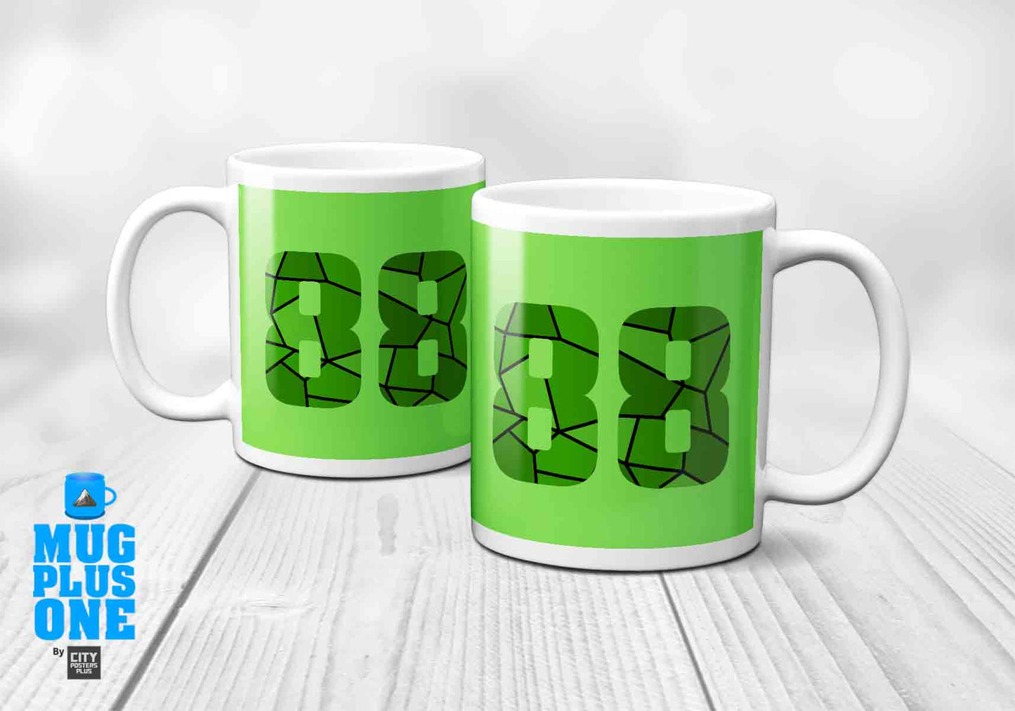 88 Number Mug (Liril Green)