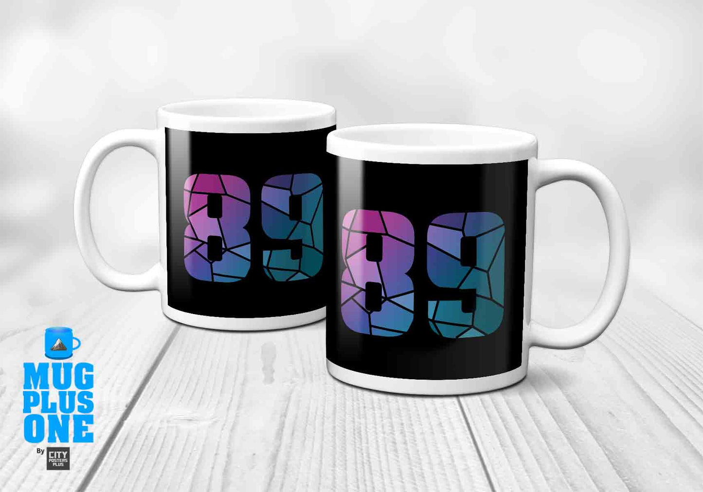 89 Number Mug (Black)
