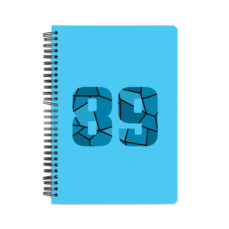 Notebook Plus One 89 Number Spiral Notebook (Sky Blue)