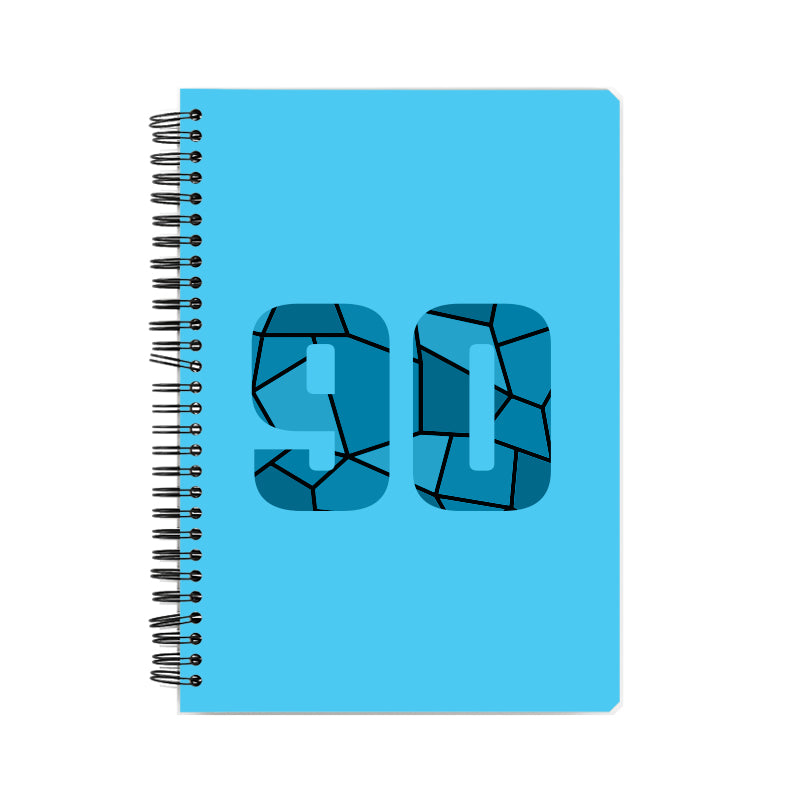 Notebook Plus One 90 Number Spiral Notebook (Sky Blue)