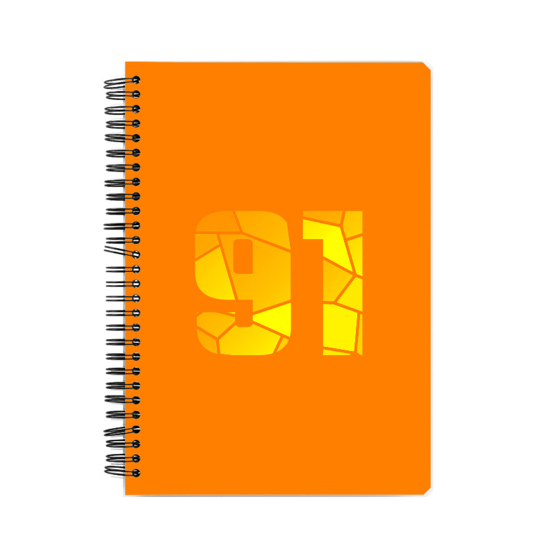 Notebook Plus One 91 Number Spiral Notebook (Orange)