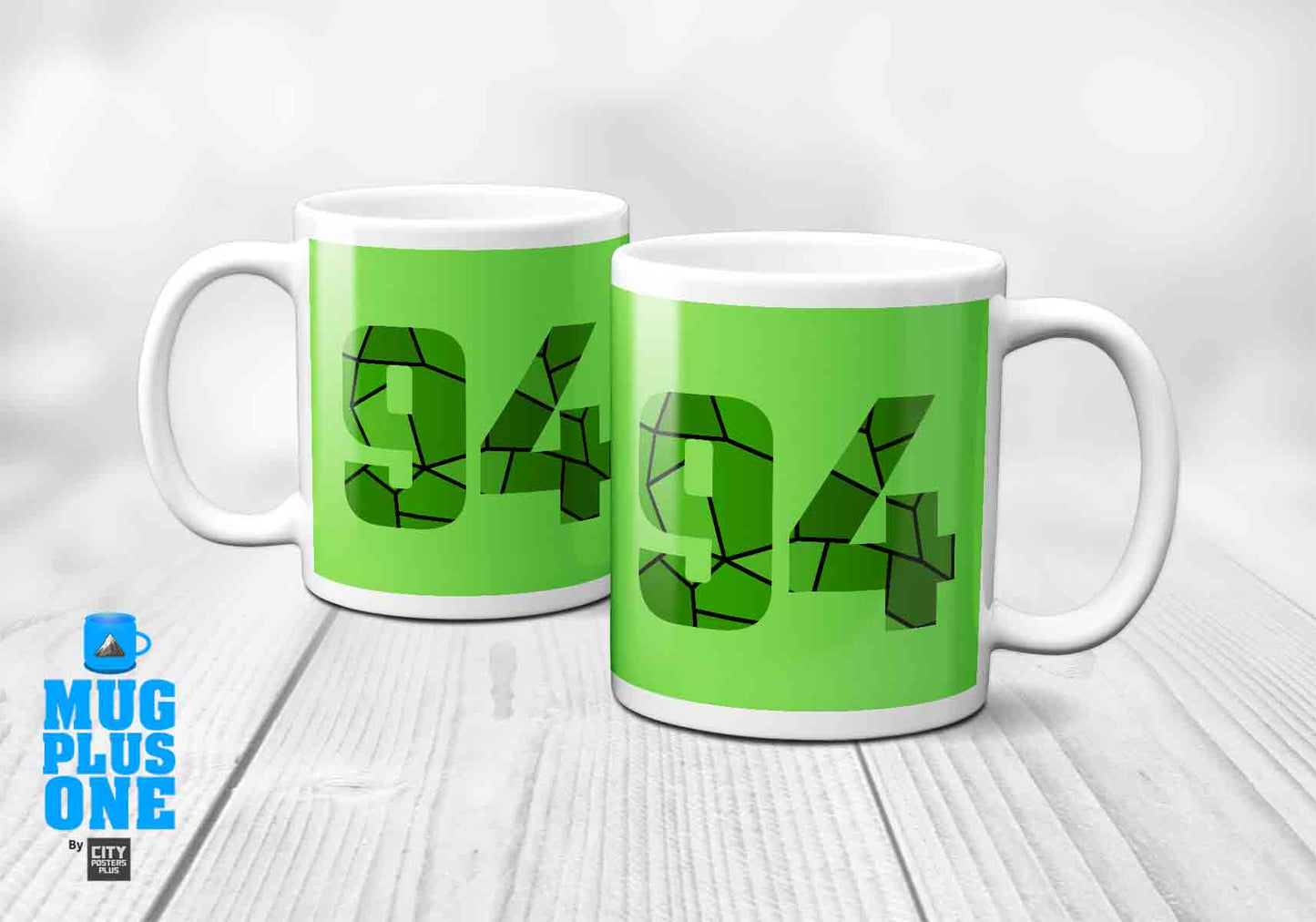 94 Number Mug (Liril Green)