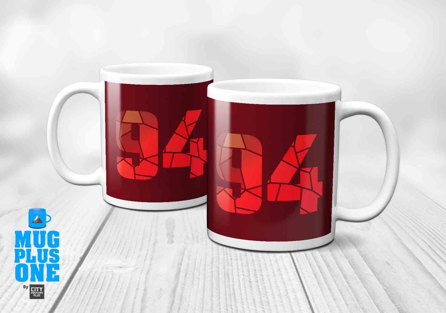 94 Number Mug (Maroon)