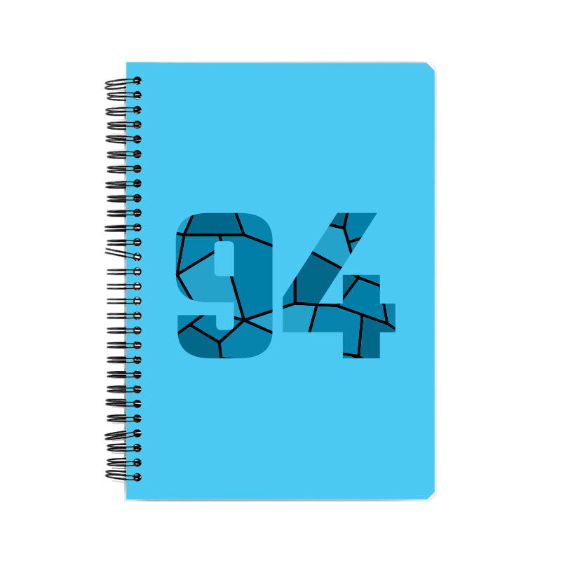 Notebook Plus One 94 Number Spiral Notebook (Sky Blue)