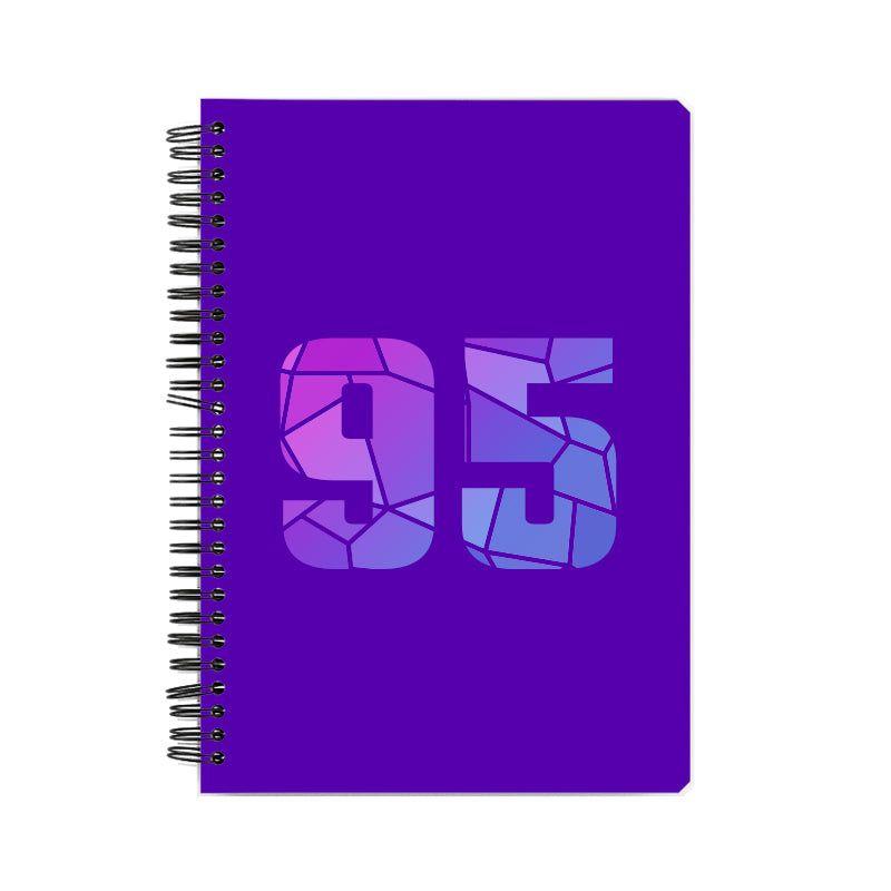 Notebook Plus One 95 Number Spiral Notebook (Purple)