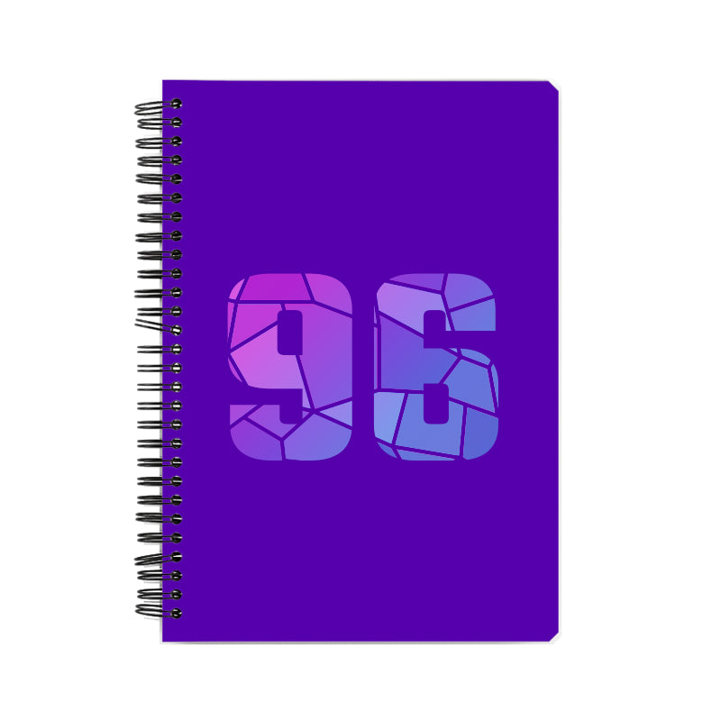 Notebook Plus One 96 Number Spiral Notebook (Purple)
