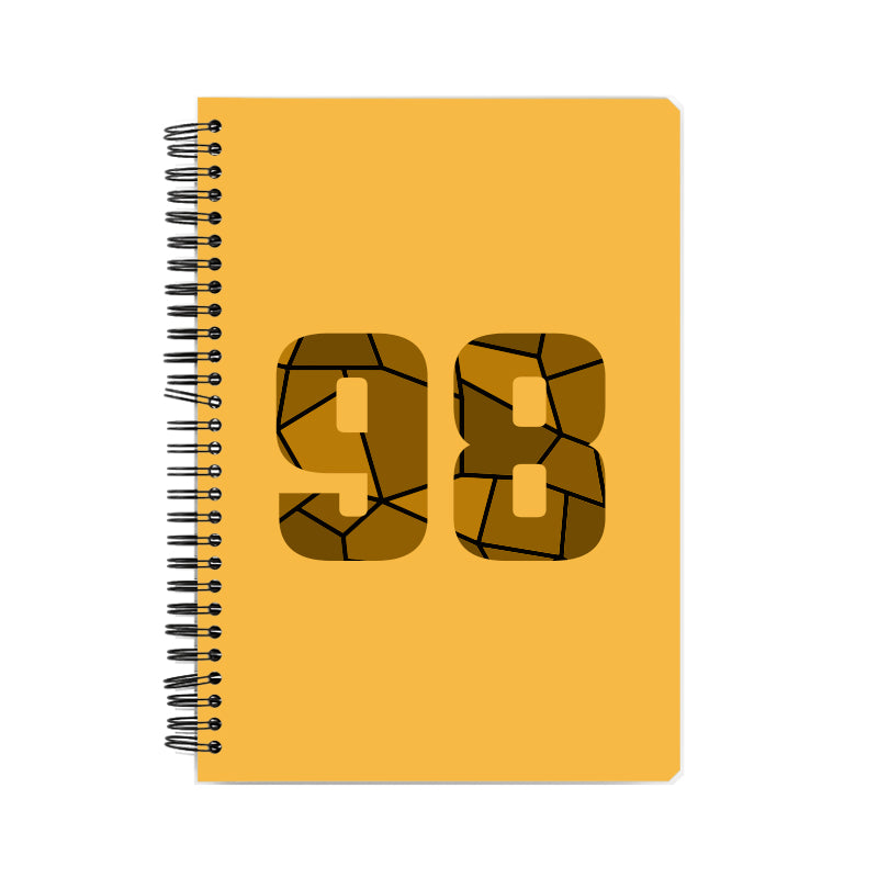Notebook Plus One 98 Number Spiral Notebook (Golden Yellow)
