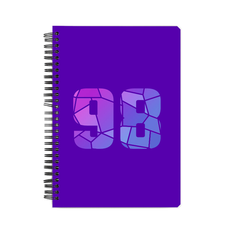 Notebook Plus One 98 Number Spiral Notebook (Purple)
