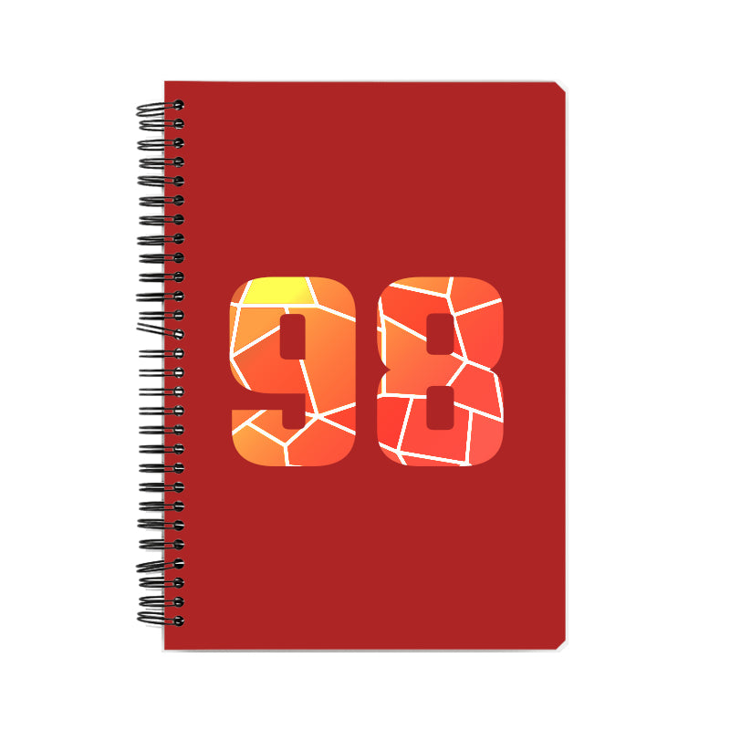 Notebook Plus One 98 Number Spiral Notebook (Red)
