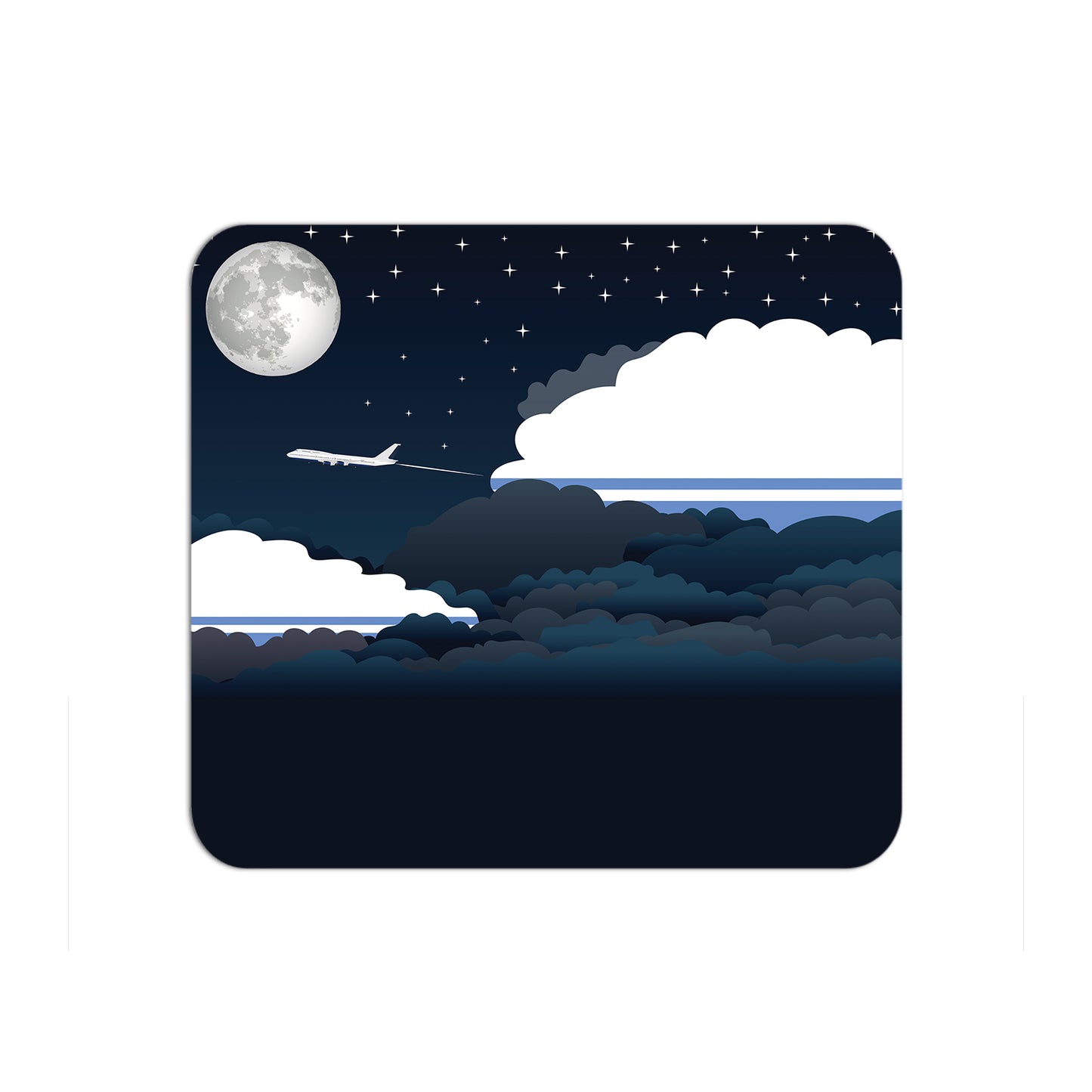 Altai Republic Airplane Airport Flight Night Clouds Mousepad