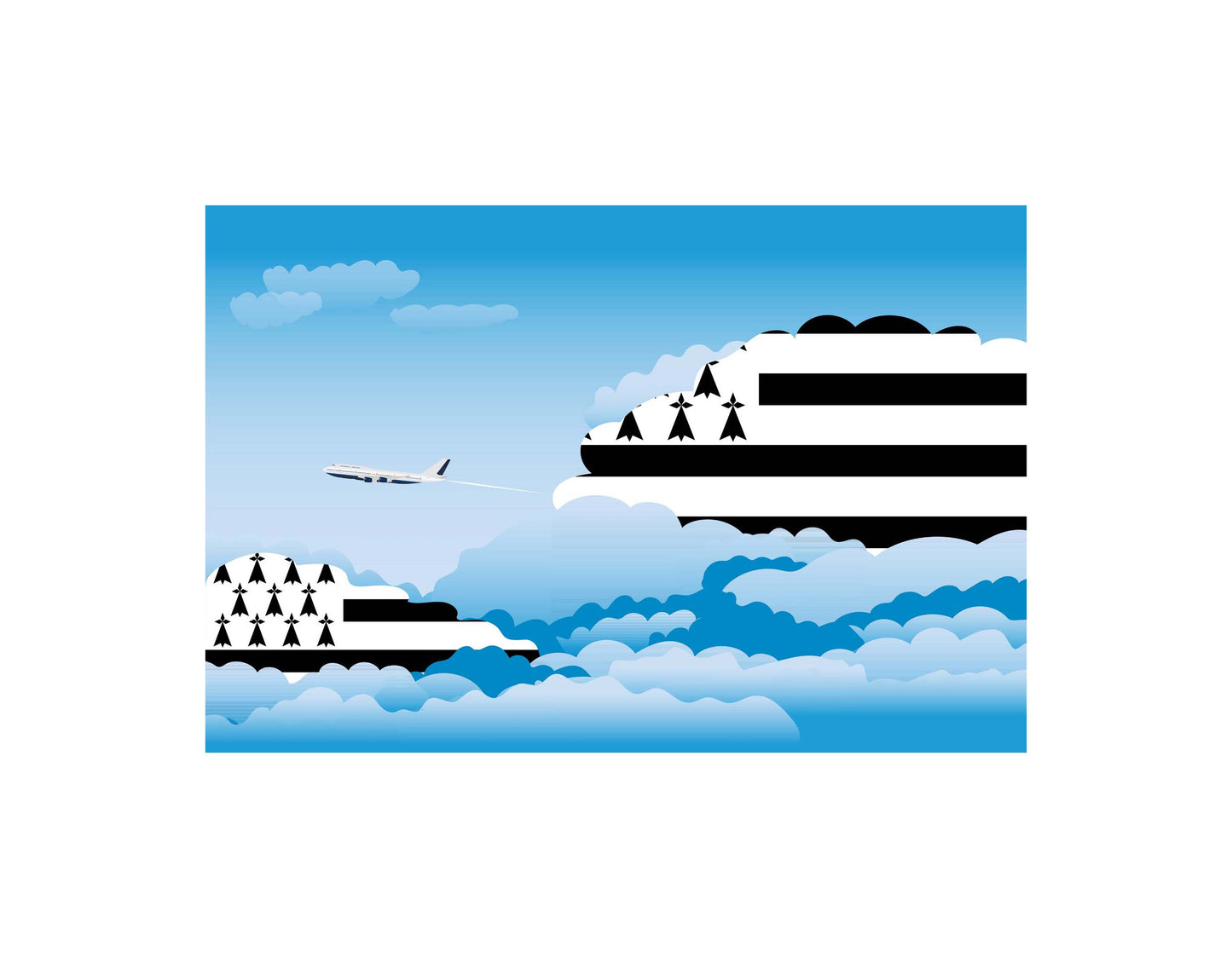 Brittany Day Clouds Blankets & Throws | Soft Premium Blankets | City Posters Plus