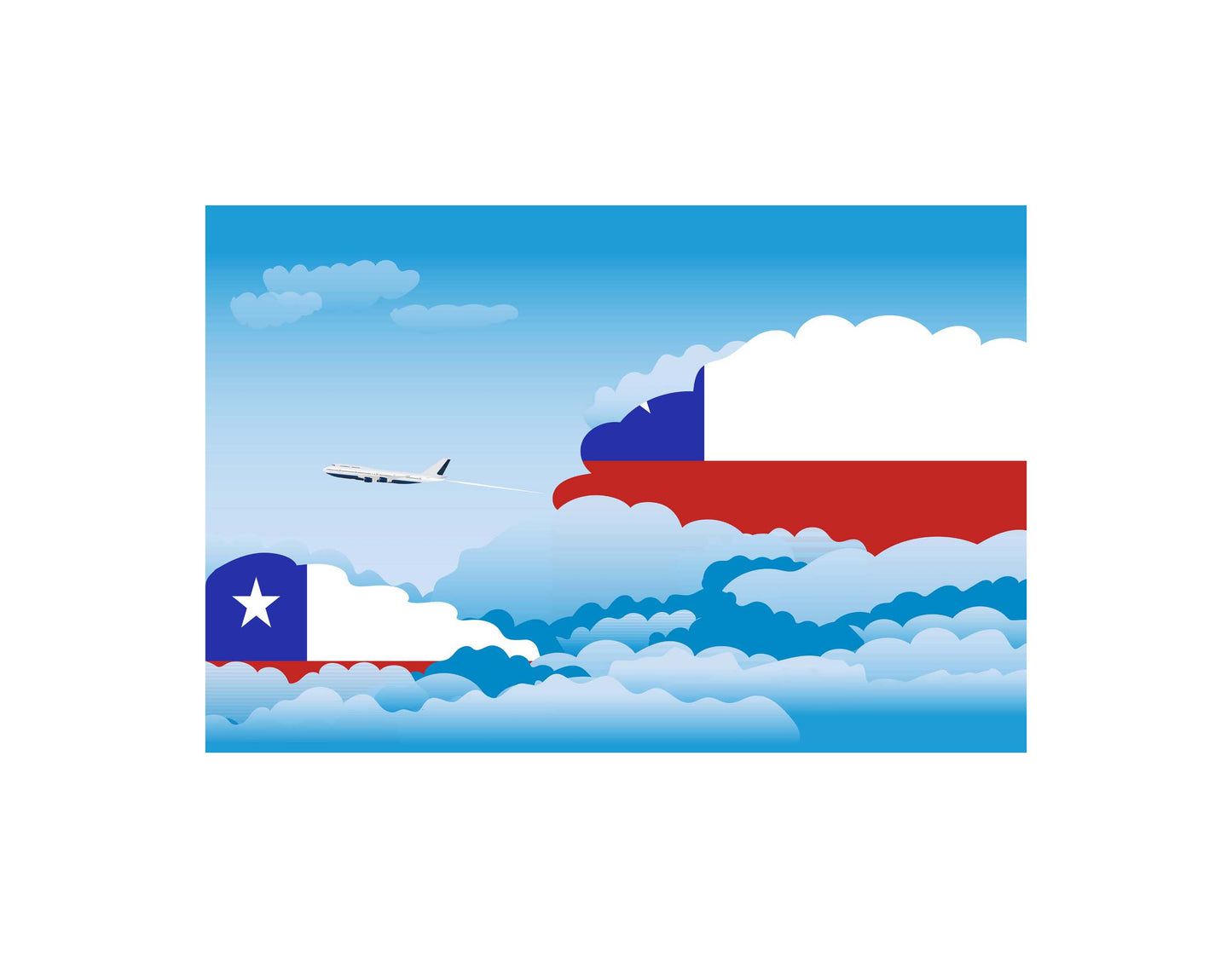 Chile Day Clouds Blankets & Throws | Soft Premium Blankets | City Posters Plus