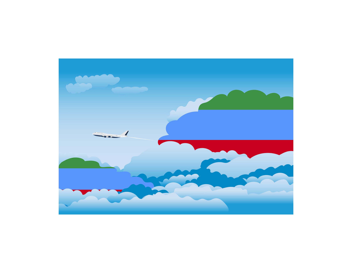 Dagestan Day Clouds Blankets & Throws | Soft Premium Blankets | City Posters Plus