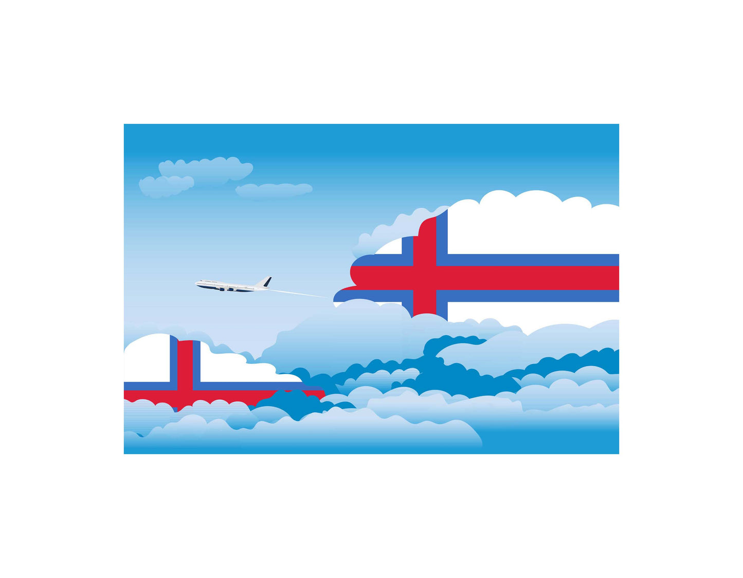 Faroe Islands Day Clouds Blankets & Throws | Soft Premium Blankets | City Posters Plus