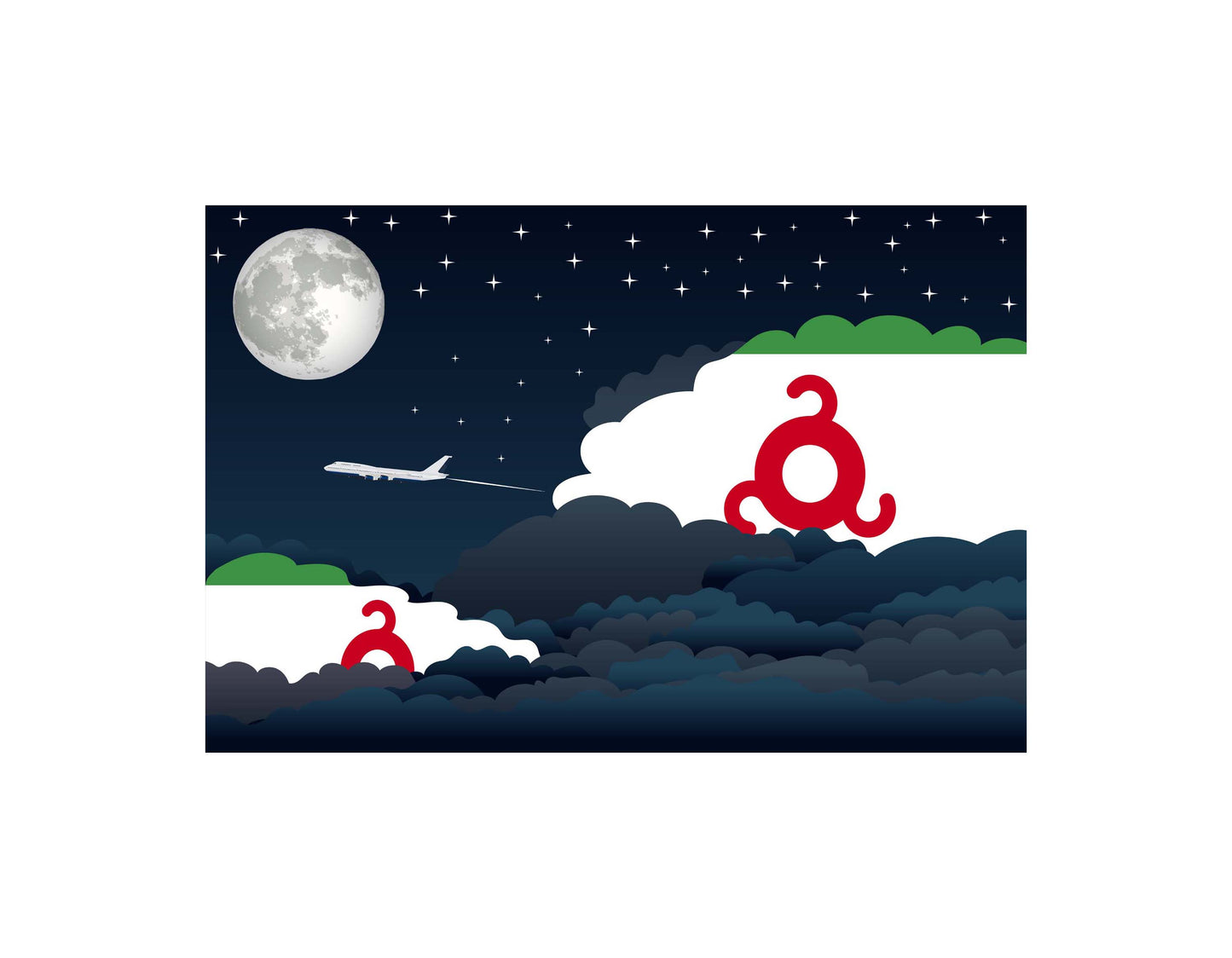 Ingushetia Night Clouds Blankets & Throws | Premium Soft Blankets | City Posters Plus