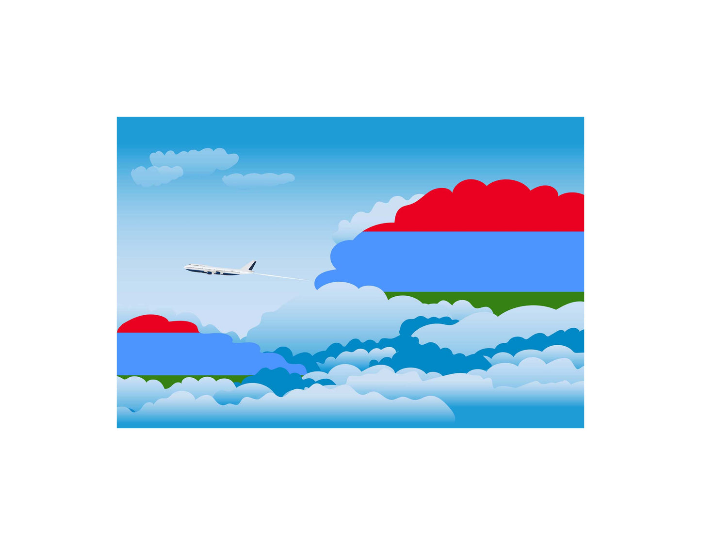 Karelia Day Clouds Blankets & Throws | Soft Premium Blankets | City Posters Plus