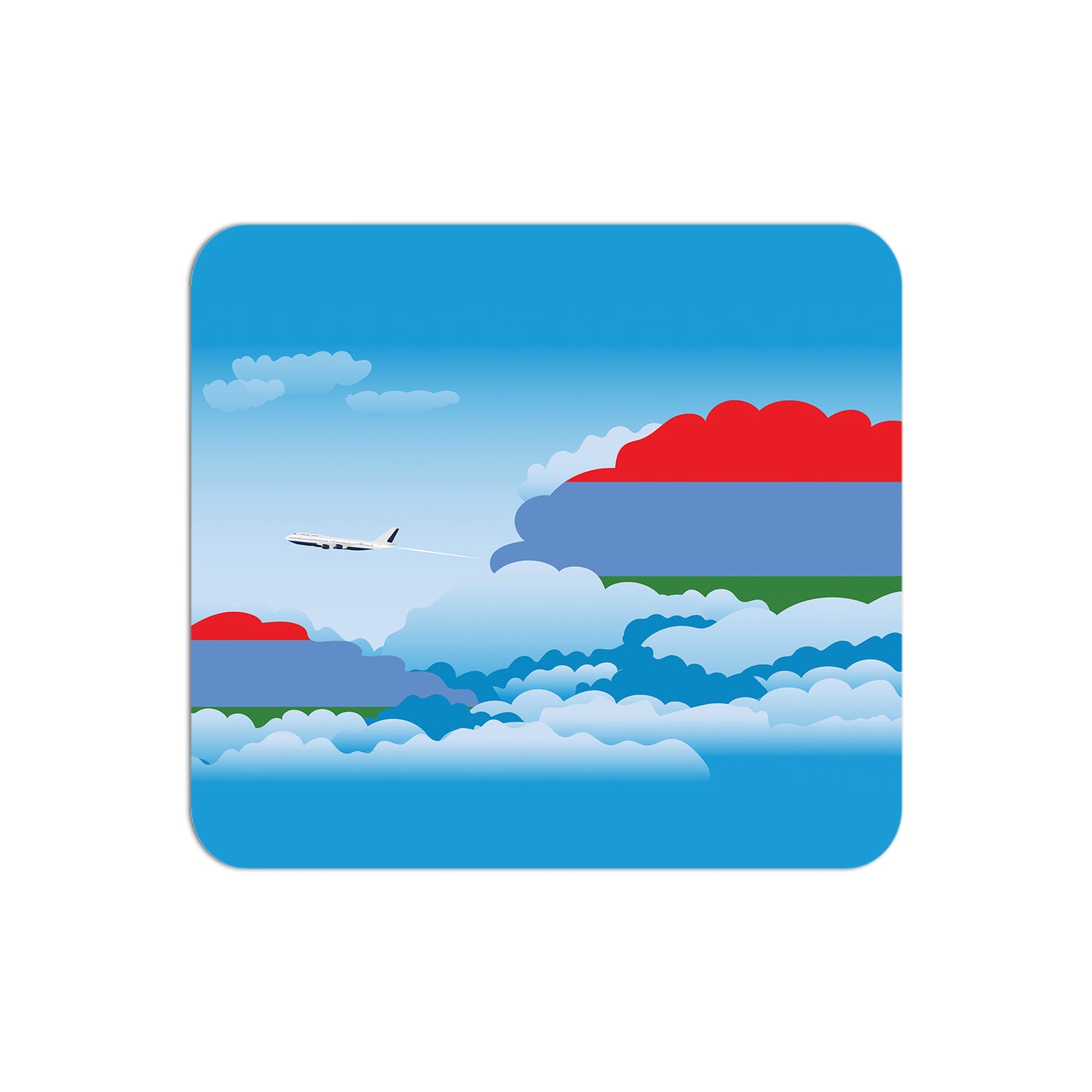 Karelia Airplane Airport Flight Day Clouds Mousepad