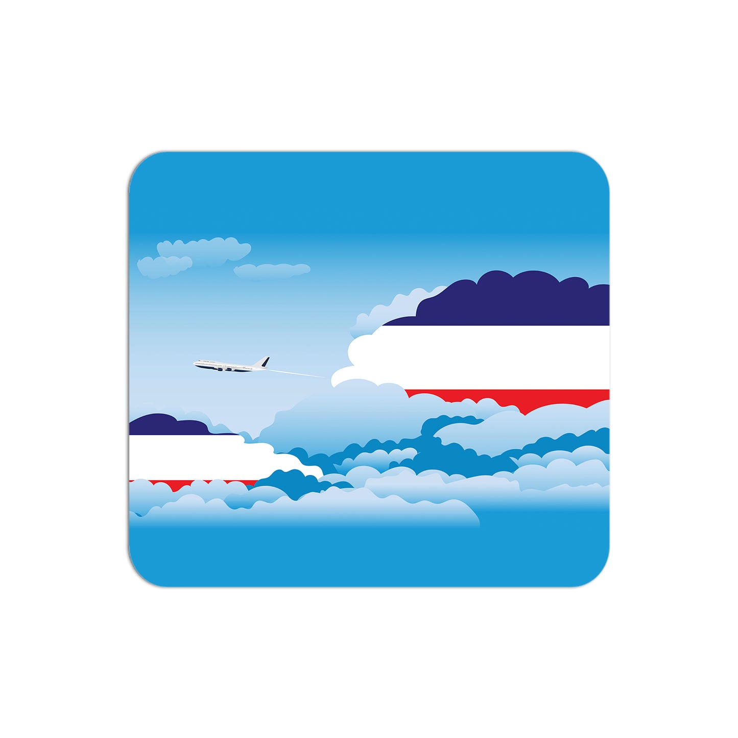 Los Altos Airplane Airport Flight Day Clouds Mousepad