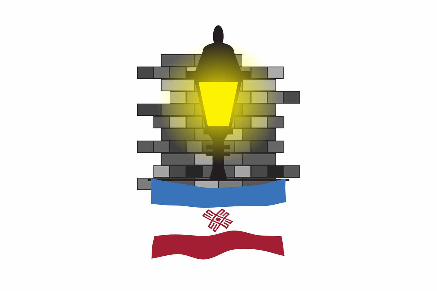 Mari El Street Lamp Bricks Sticker