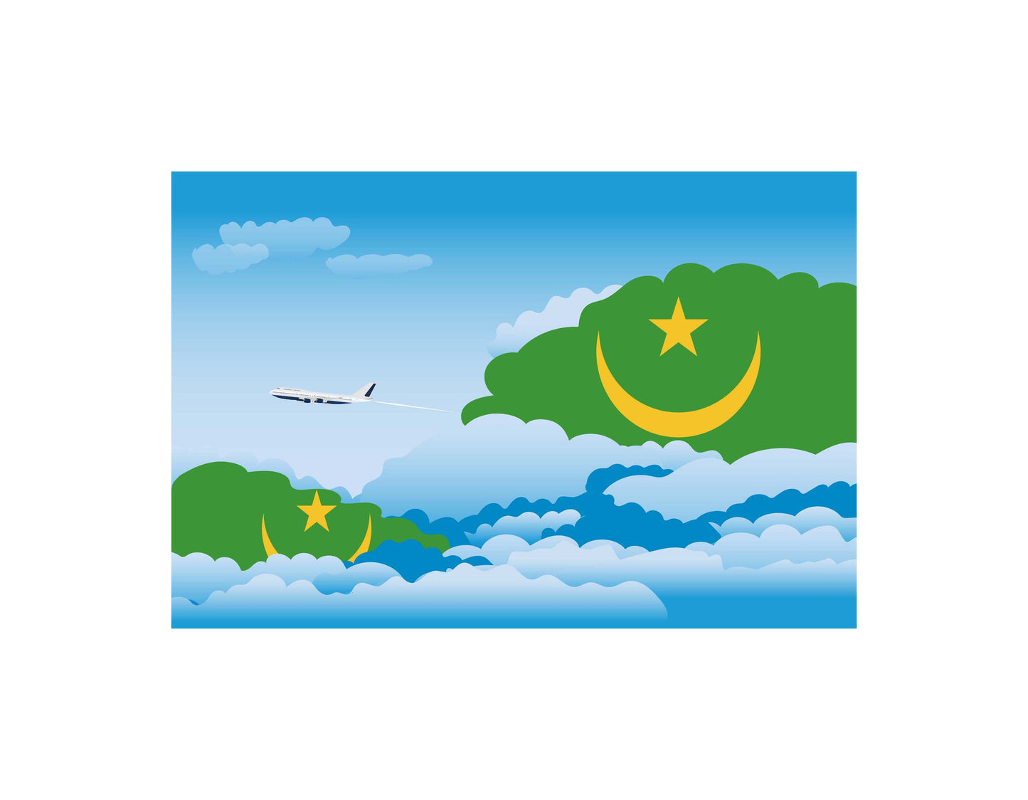 Mauritania Day Clouds Blankets & Throws | Soft Premium Blankets | City Posters Plus