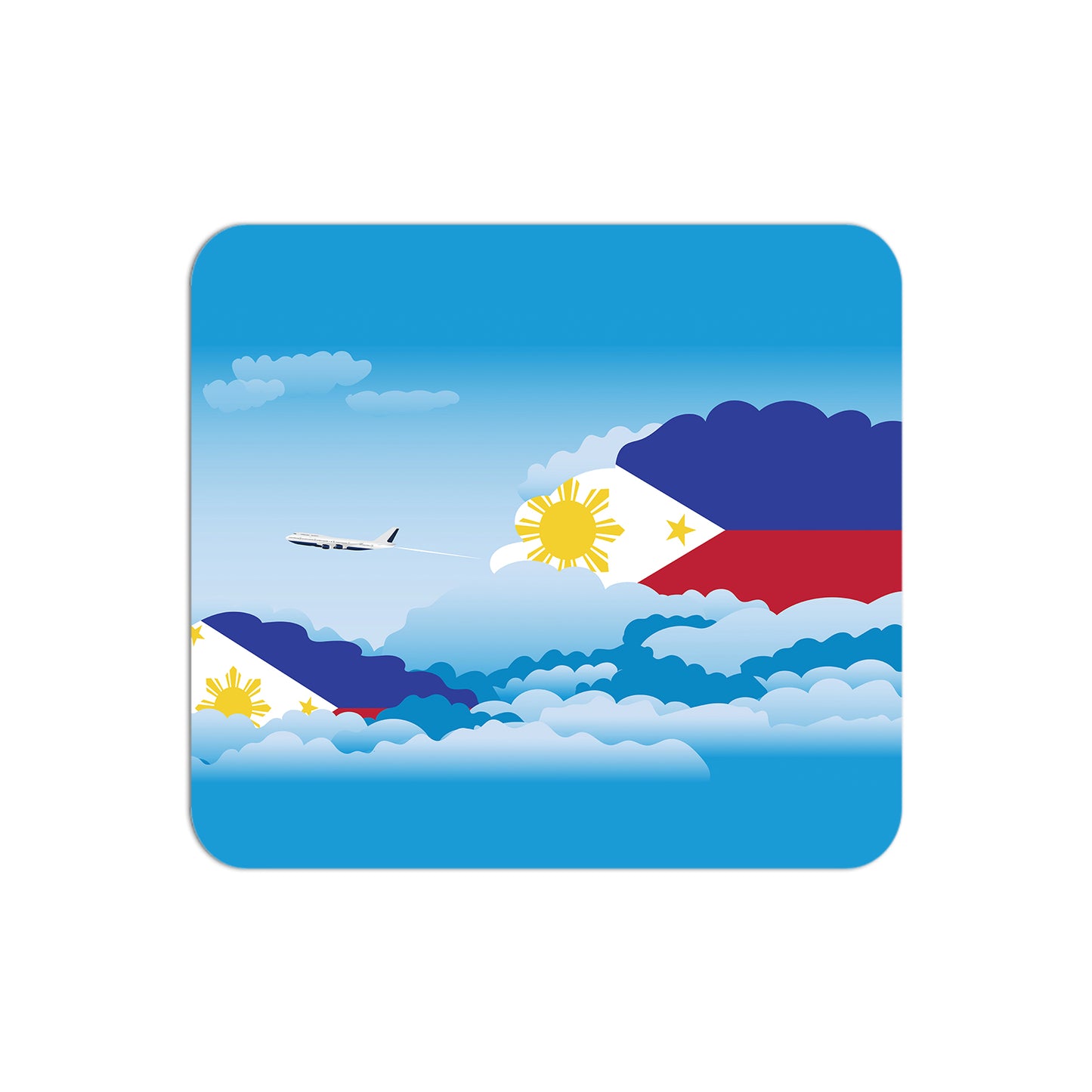 Philippines Airplane Airport Flight Day Clouds Mousepad