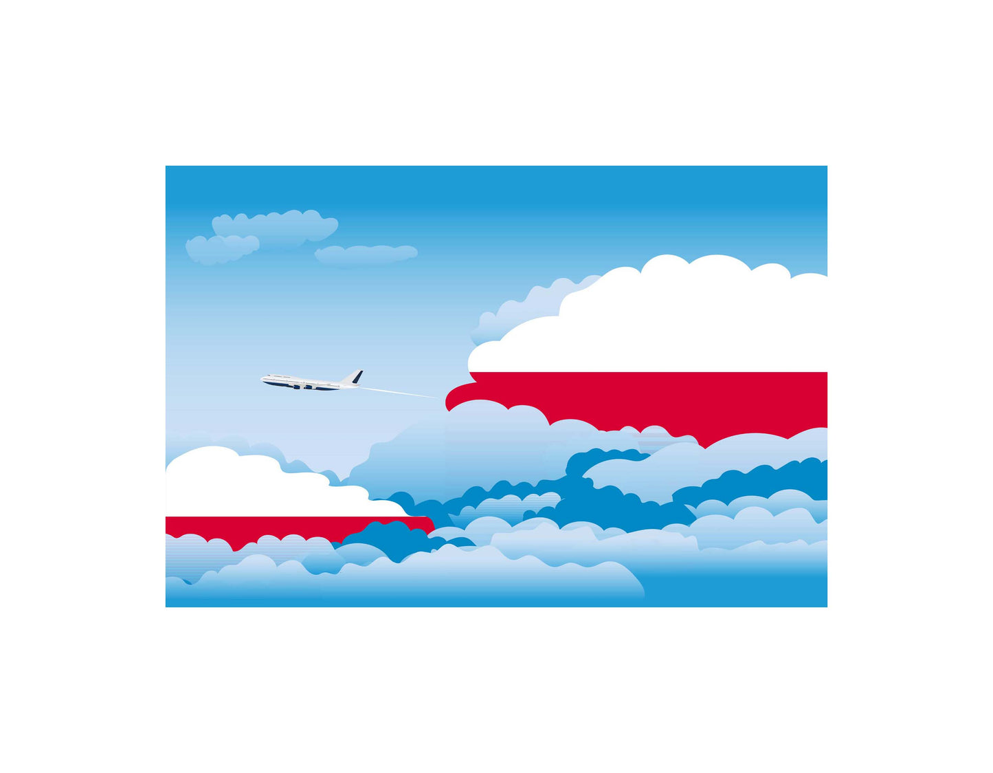 Poland Day Clouds Blankets & Throws | Soft Premium Blankets | City Posters Plus