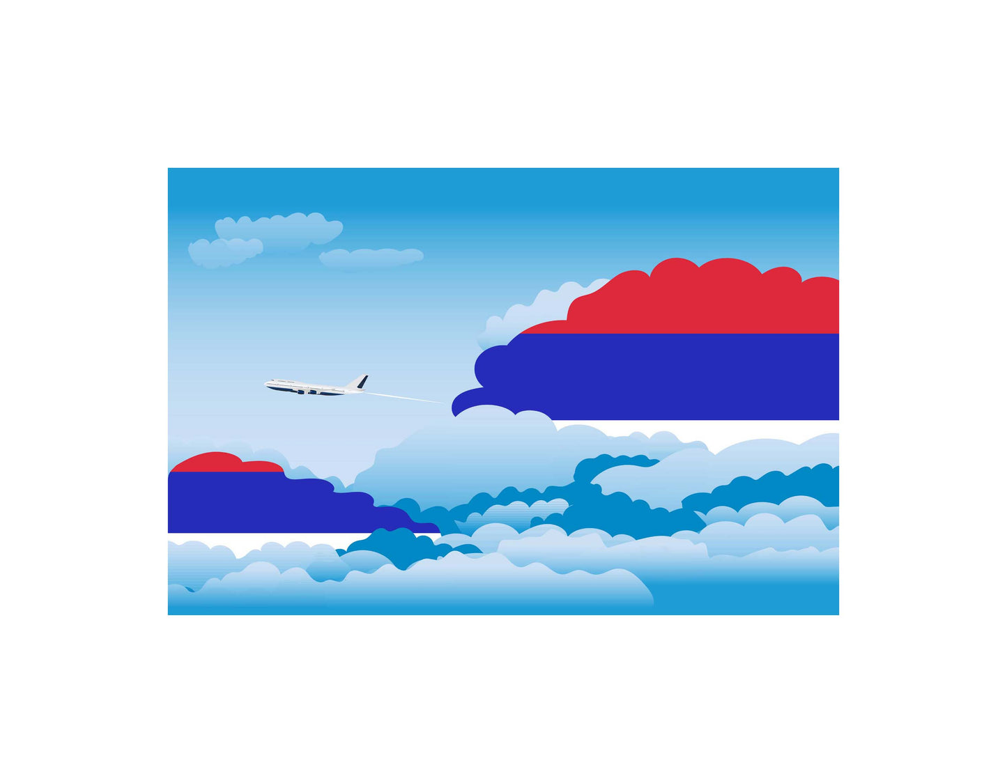 Republika Srpska Day Clouds Blankets & Throws | Soft Premium Blankets | City Posters Plus