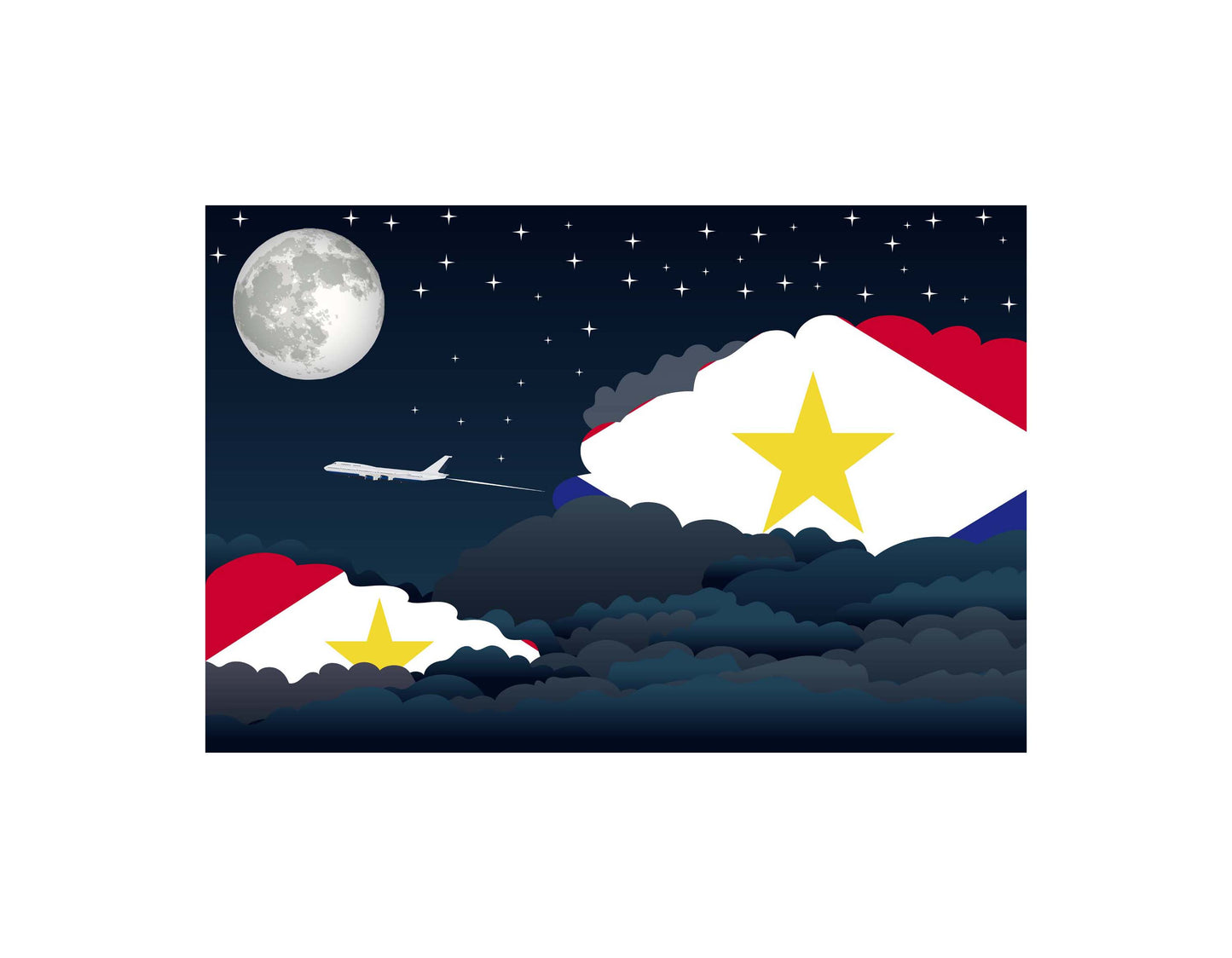 Saba Night Clouds Blankets & Throws | Premium Soft Blankets | City Posters Plus