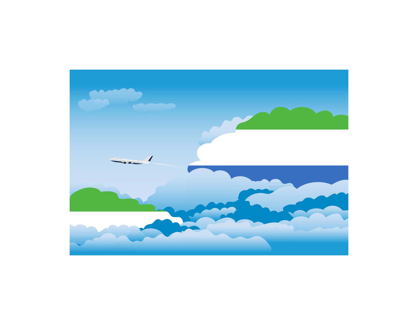 Sierra Leone Day Clouds Blankets & Throws | Soft Premium Blankets | City Posters Plus