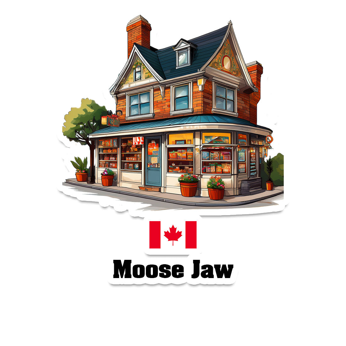 Moose Jaw Sticker