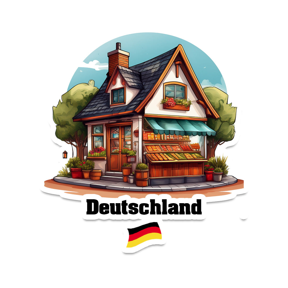 Deutschland Fridge Magnet