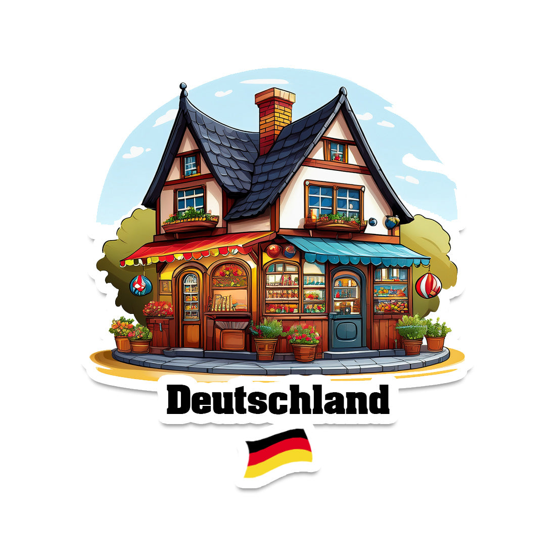 Deutschland Sticker