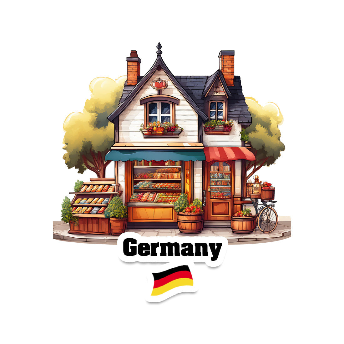 Deutschland Fridge Magnet