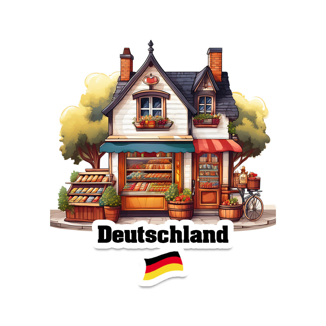 Deutschland Sticker