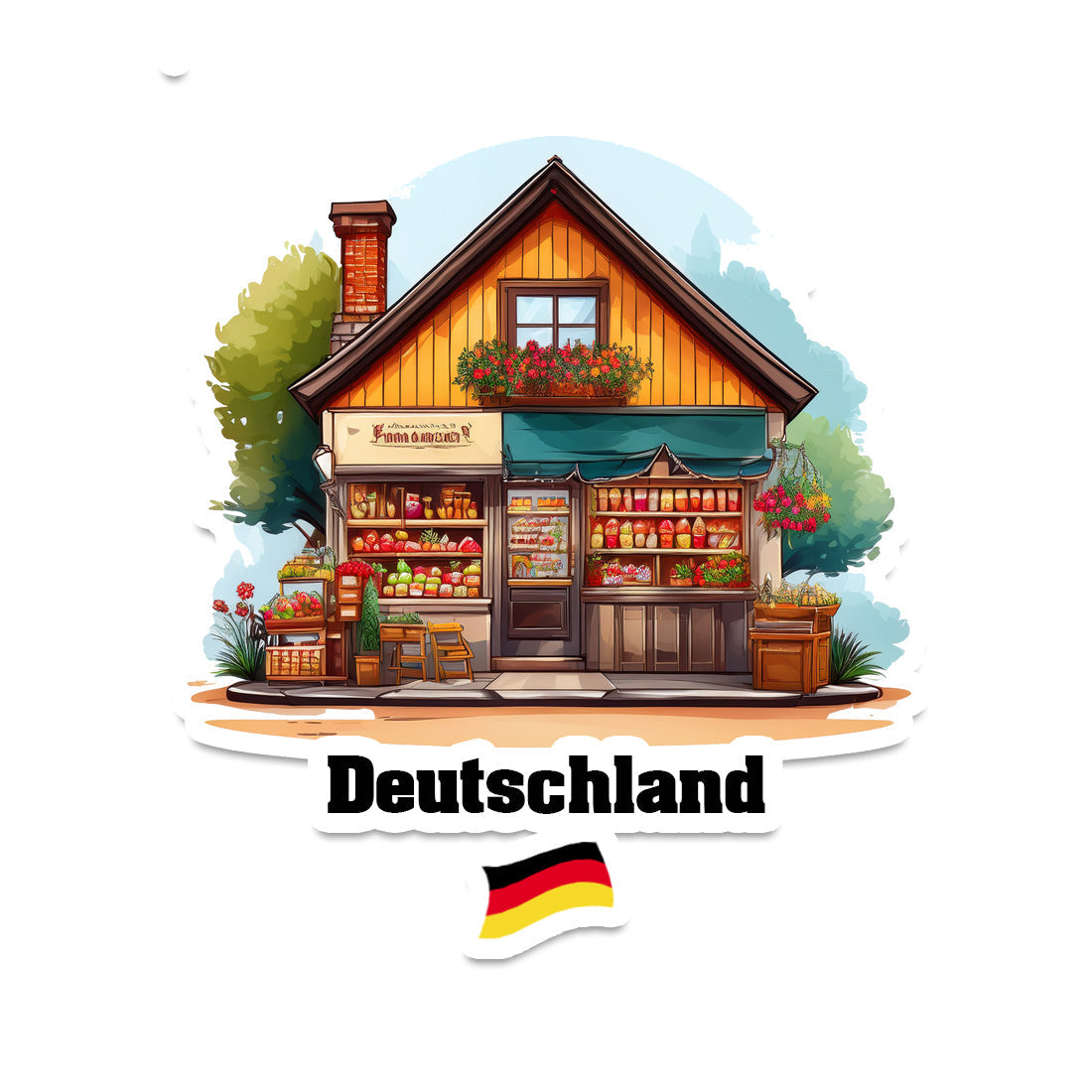 Deutschland Sticker