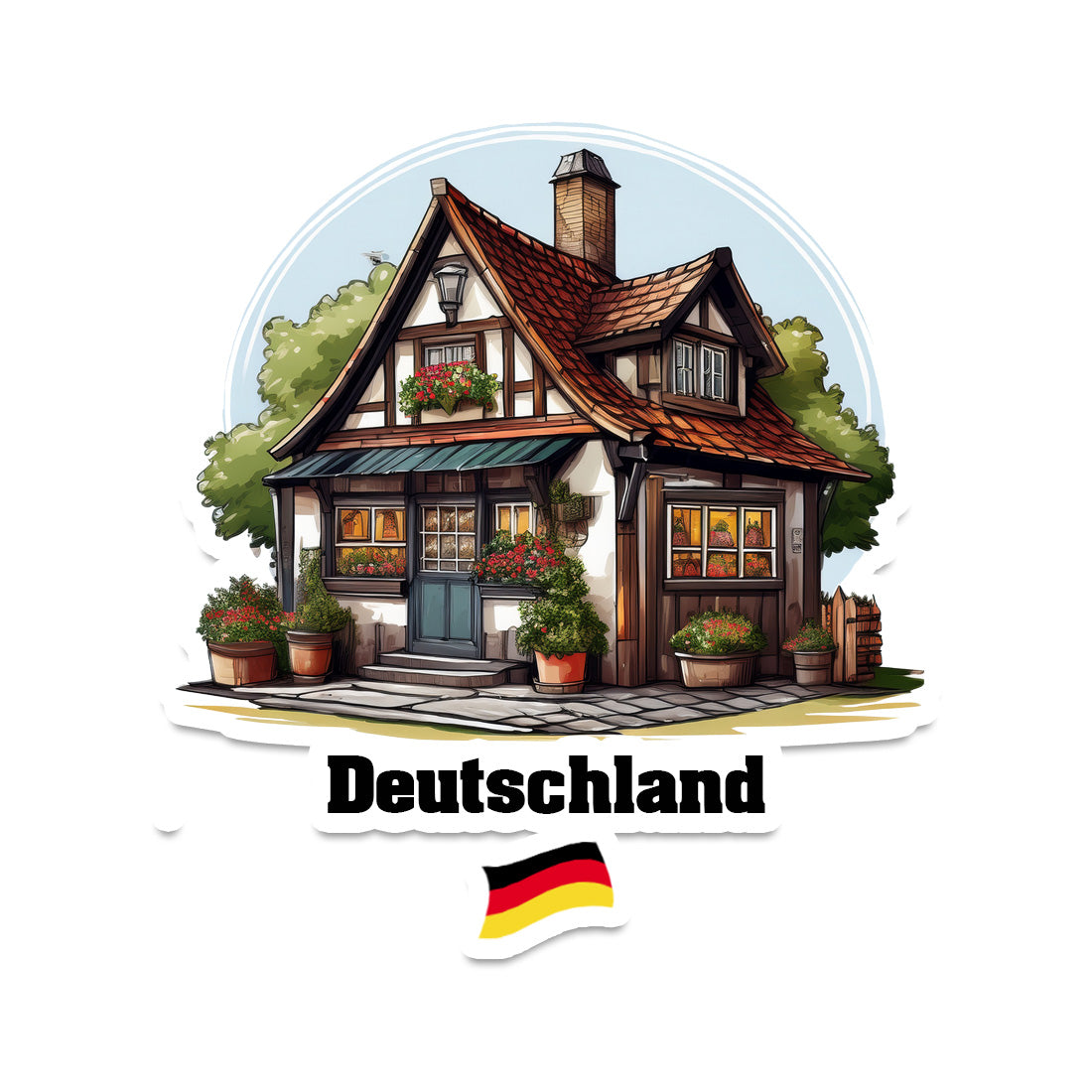 Deutschland Sticker
