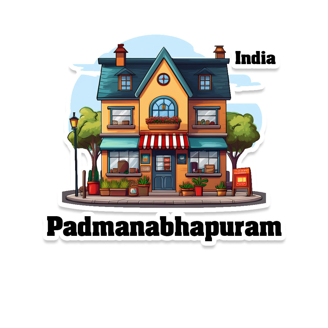Padmanabhapuram Sticker & Magnet | Home Town Souvenirs