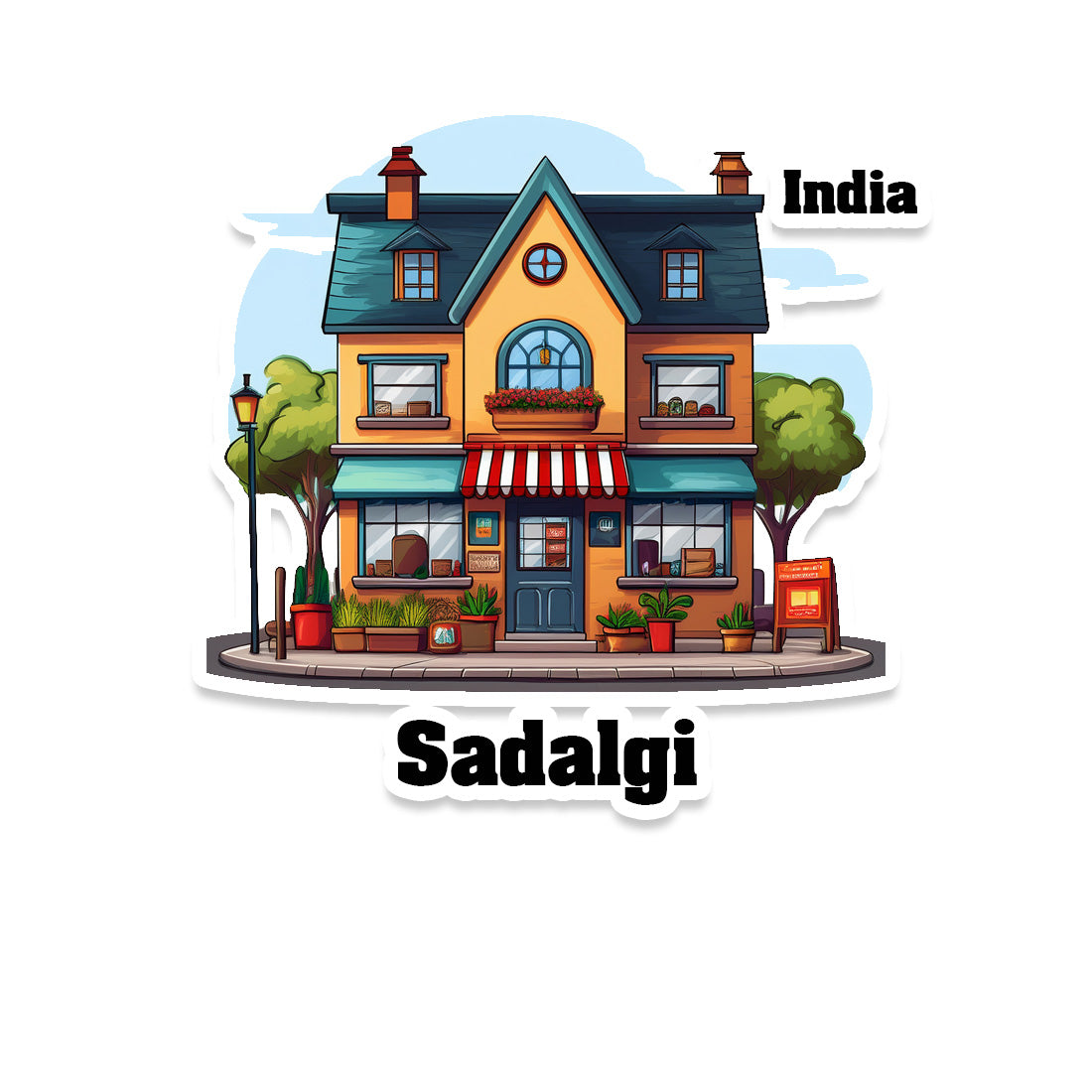 Sadalgi Sticker & Magnet | Home Town Souvenirs