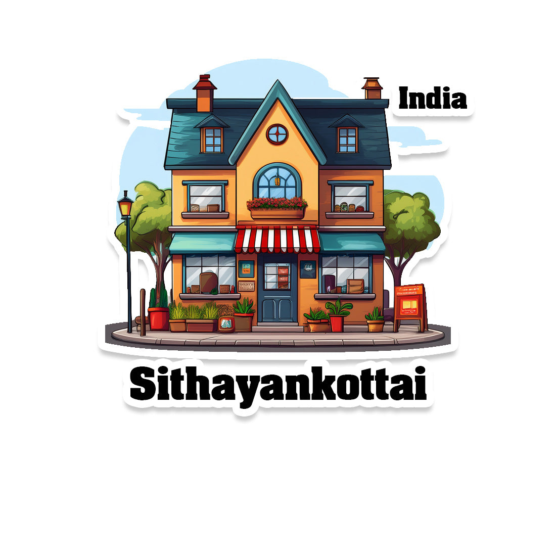 Sithayankottai Sticker & Magnet | Home Town Souvenirs