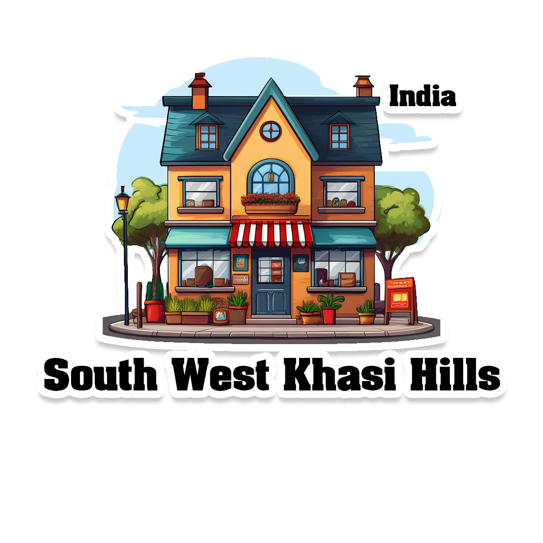 South Sticker & Magnet | Home Town Souvenirs
