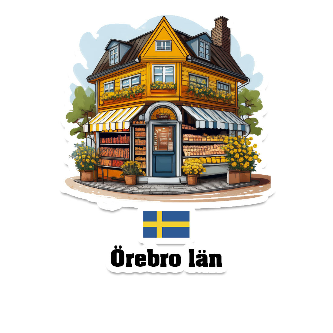 Örebro län Fridge Magnet