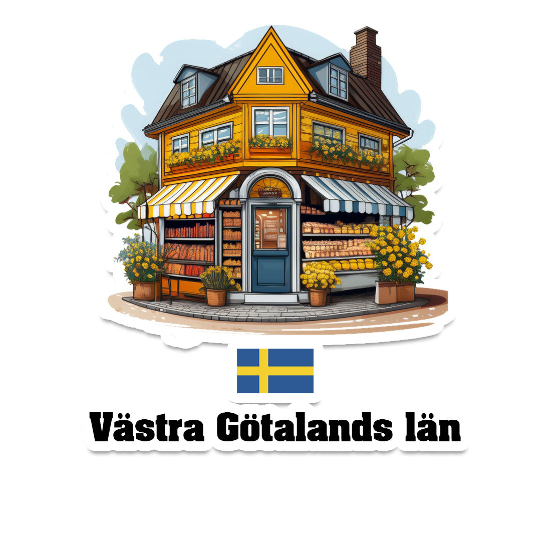 Västra Götalands län Sticker