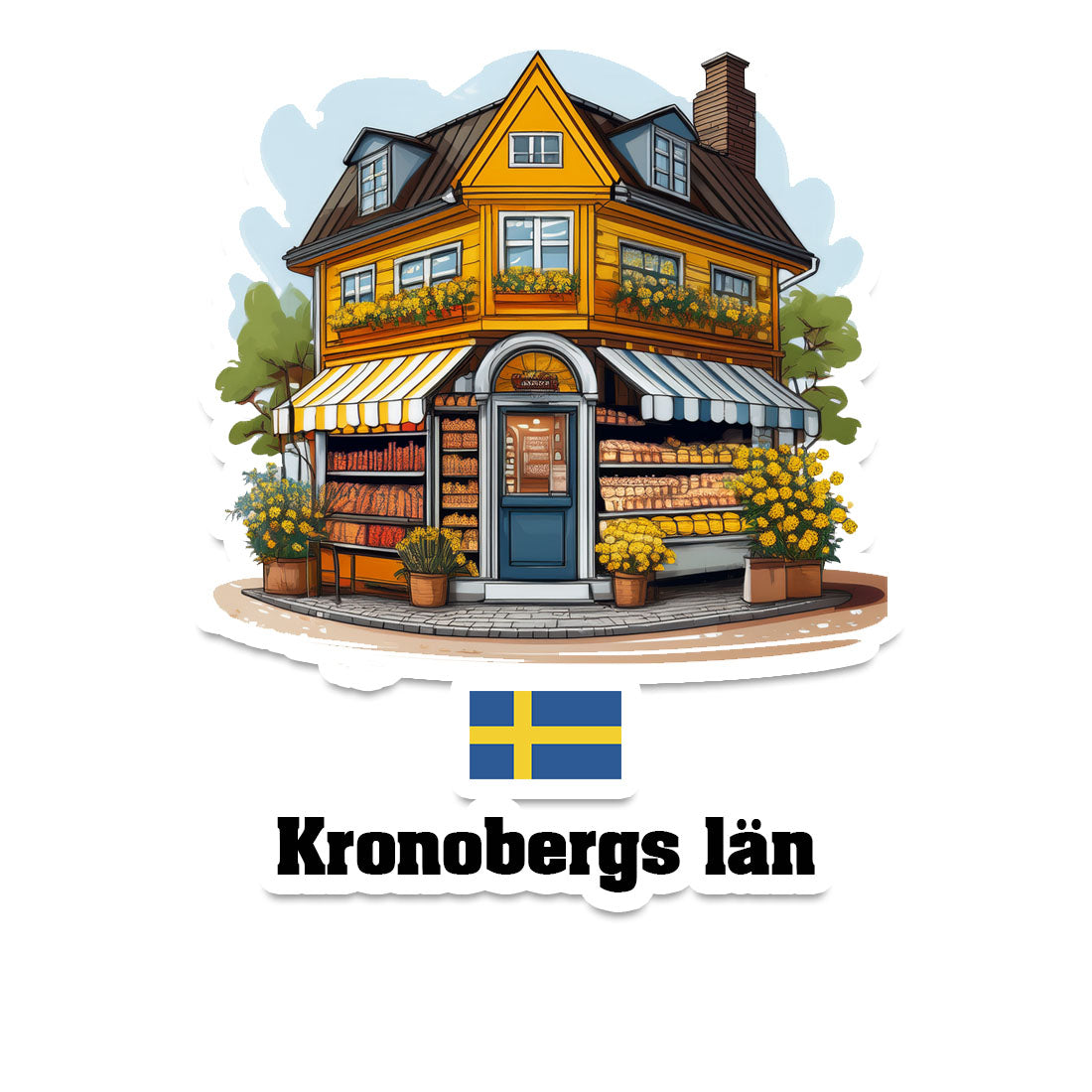 Kronobergs län Fridge Magnet