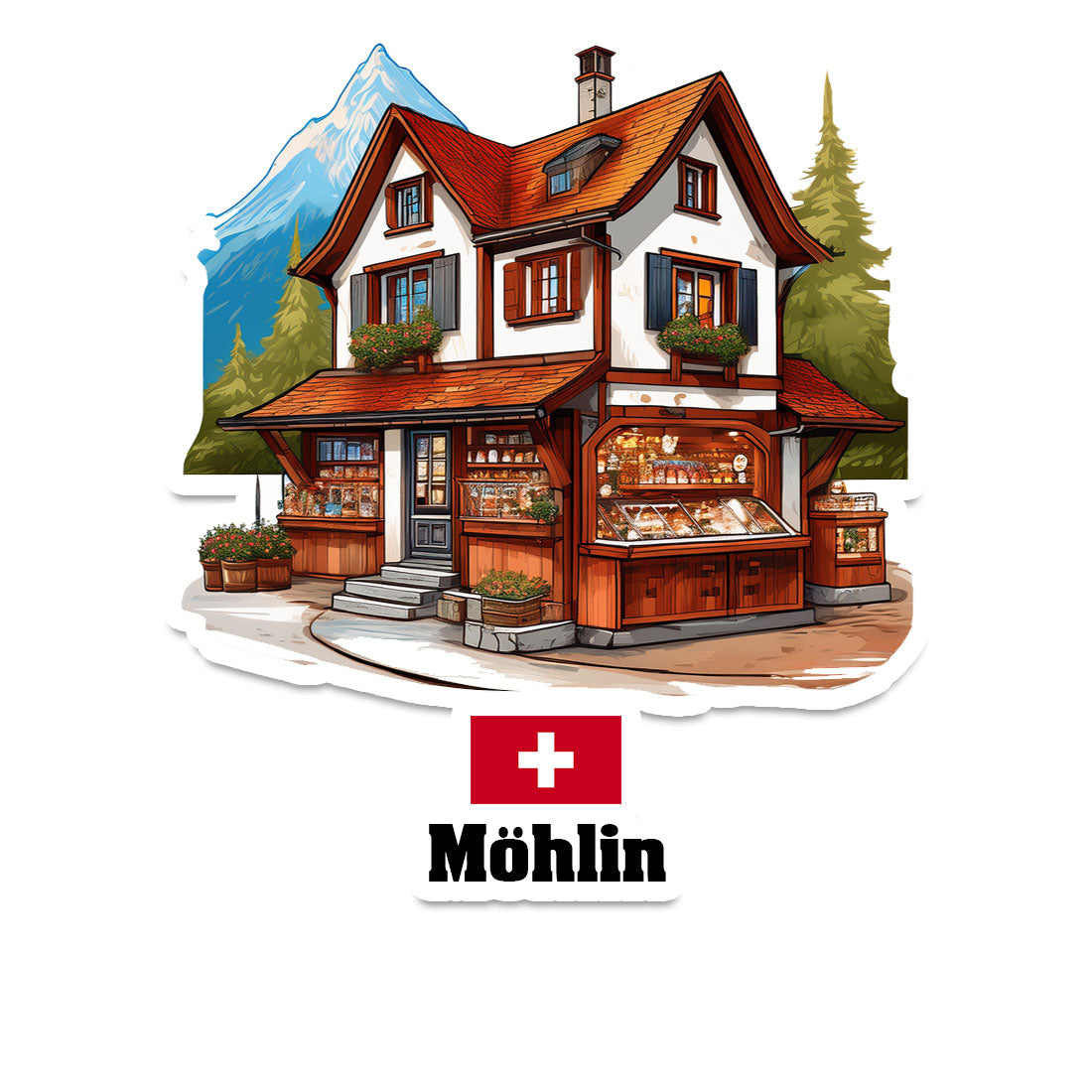 Möhlin Fridge Magnet