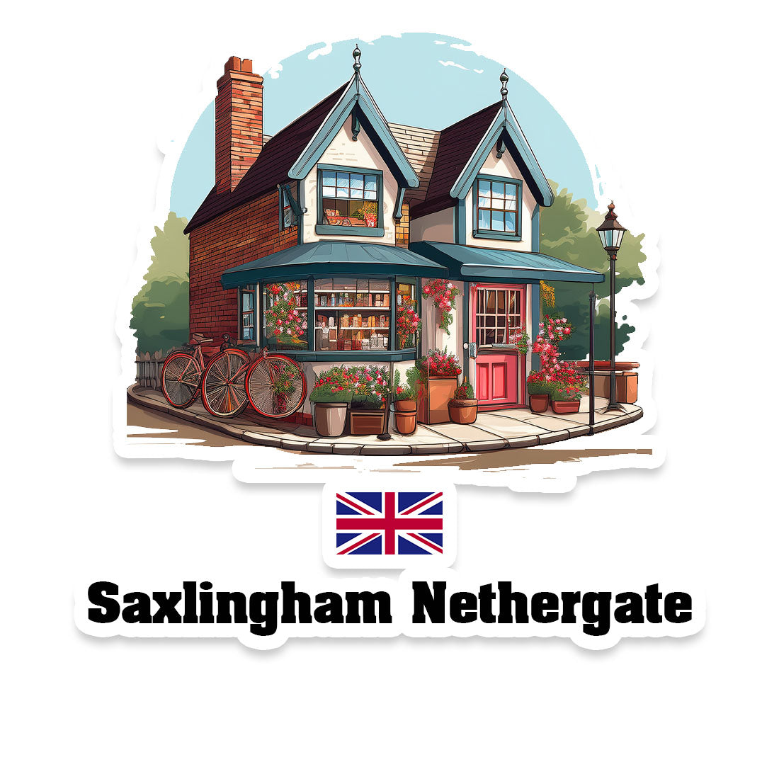 Saxlingham Nethergate Fridge Magnet