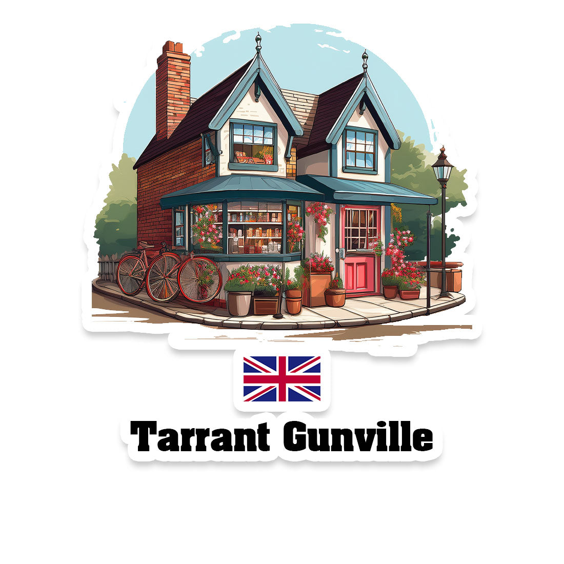 Tarrant Gunville Sticker