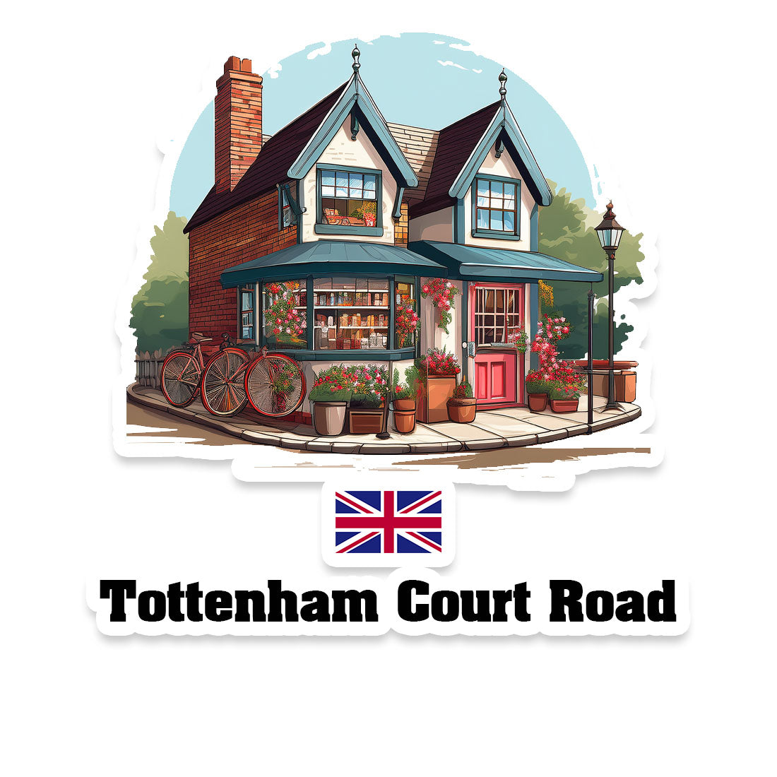 Tottenham Court Road Sticker