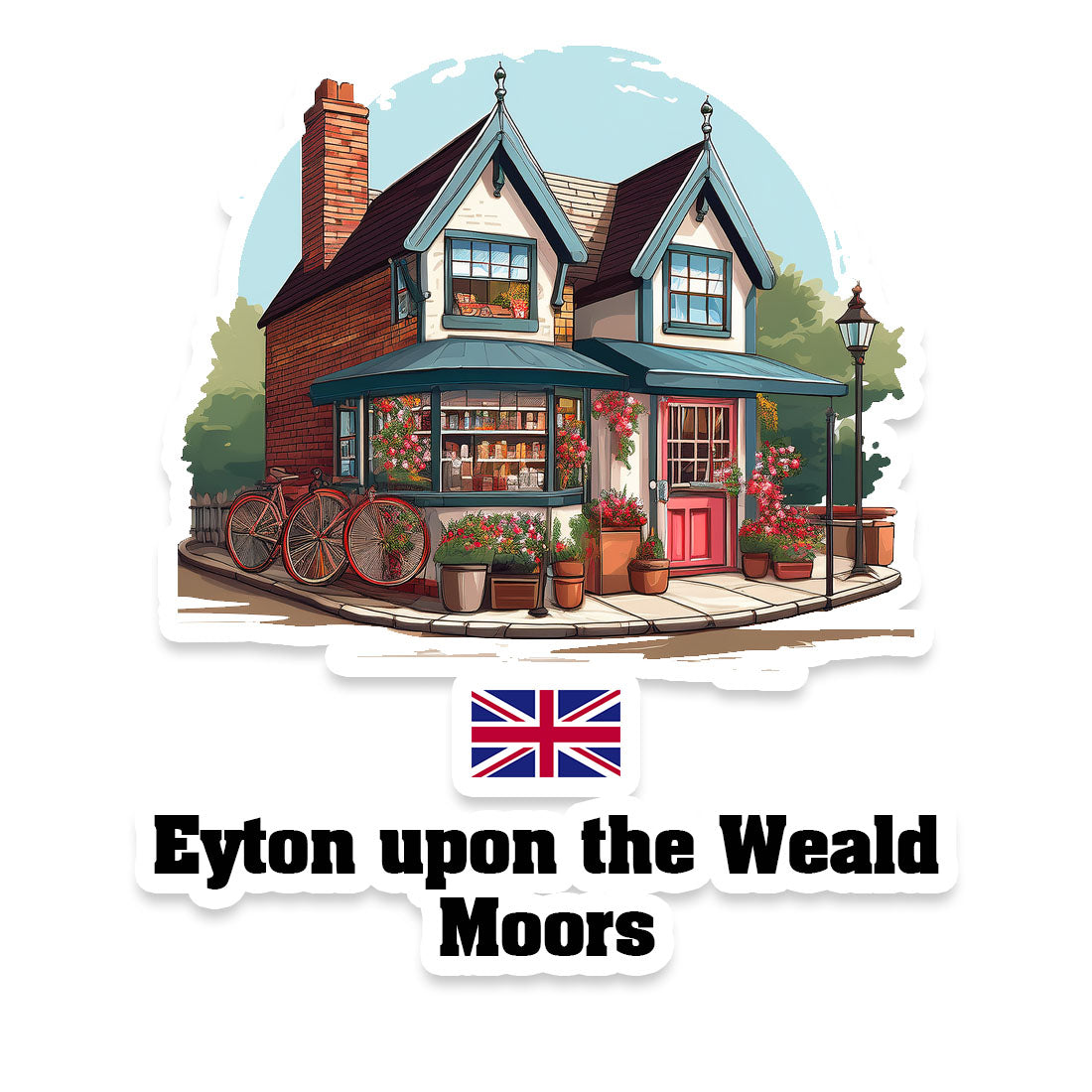 Eyton upon the Weald Moors Fridge Magnet